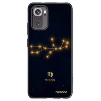 Picasee silikónový čierny obal pre Xiaomi Redmi Note 10 - VIRGO