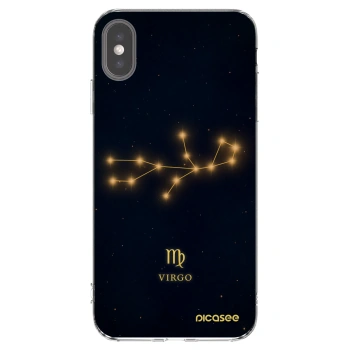 Picasee silikónový prehľadný obal pre Apple iPhone XS Max - VIRGO