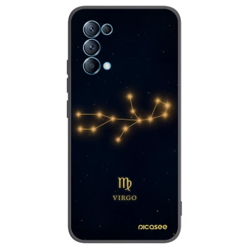 Picasee silikónový čierny obal pre OPPO A16s - VIRGO