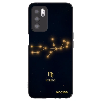 Picasee silikónový čierny obal pre OPPO A16s - VIRGO