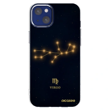Picasee silikónový prehľadný obal pre Apple iPhone 14 Plus - VIRGO