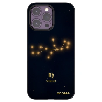Picasee silikónový čierny obal pre Apple iPhone 14 Pro Max - VIRGO