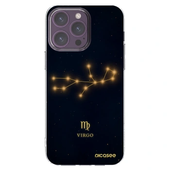 Picasee silikónový prehľadný obal pre Apple iPhone 14 Pro Max - VIRGO