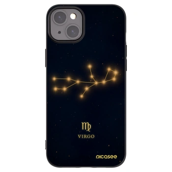 Picasee silikónový čierny obal pre Apple iPhone 15 Plus - VIRGO