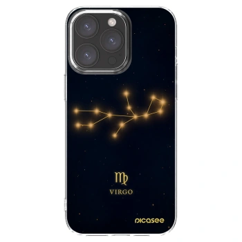 Picasee silikónový prehľadný obal pre Apple iPhone 15 Pro Max - VIRGO