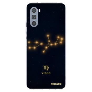 Picasee silikónový prehľadný obal pre Motorola Moto G62 - VIRGO