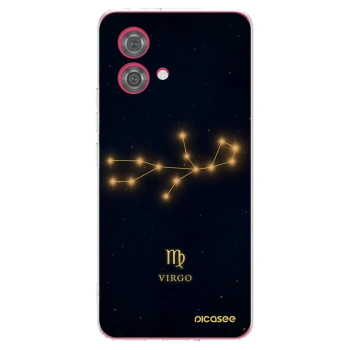 Picasee silikónový prehľadný obal pre Motorola Moto G84 5G - VIRGO