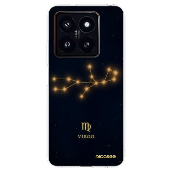 Picasee silikónový prehľadný obal pre Xiaomi 14 Pro - VIRGO