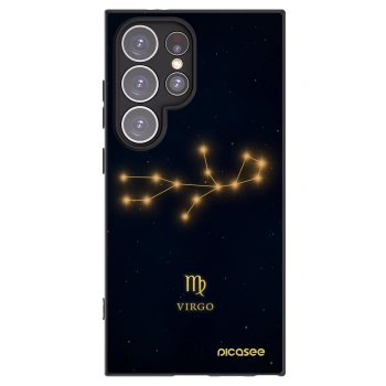 Picasee silikónový čierny obal pre Samsung Galaxy S24 Ultra S928B 5G - VIRGO