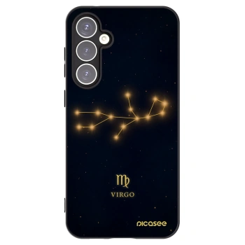Picasee silikónový čierny obal pre Samsung Galaxy S23 FE S711B - VIRGO