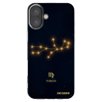 Picasee silikónový prehľadný obal pre Apple iPhone 16 Plus - VIRGO