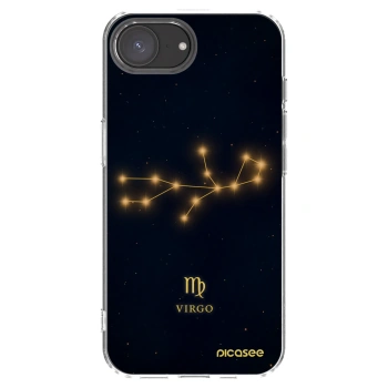 Picasee silikónový prehľadný obal pre Apple iPhone 16e - VIRGO