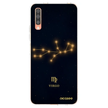 Picasee silikónový prehľadný obal pre Samsung Galaxy A70 A705F - VIRGO
