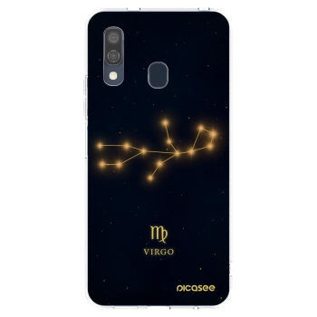Picasee silikónový prehľadný obal pre Samsung Galaxy A40 A405F - VIRGO