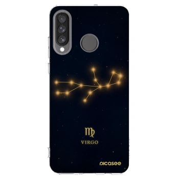 Picasee silikónový prehľadný obal pre Huawei P30 Lite - VIRGO