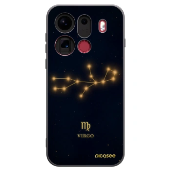 Picasee silikónový čierny obal pre OPPO Find X9 Pro - VIRGO