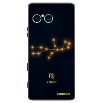 Picasee silikónový čierny obal pre Sony Xperia 10 VII - VIRGO