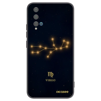 Picasee silikónový čierny obal pre Huawei Nova 5T - VIRGO