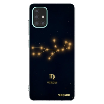 Picasee silikónový prehľadný obal pre Samsung Galaxy A51 A515F - VIRGO