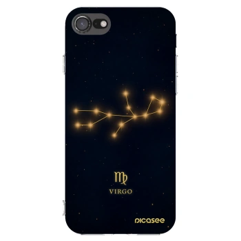 Picasee silikónový prehľadný obal pre Apple iPhone SE 2020 - VIRGO