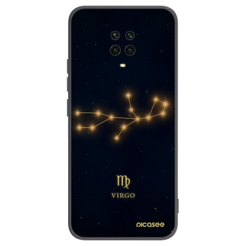 Picasee silikónový čierny obal pre Xiaomi Redmi Note 9 Pro - VIRGO