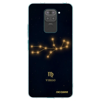 Picasee silikónový čierny obal pre Xiaomi Redmi Note 9 - VIRGO