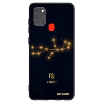 Picasee silikónový čierny obal pre Samsung Galaxy A21s - VIRGO