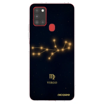 Picasee silikónový prehľadný obal pre Samsung Galaxy A21s - VIRGO