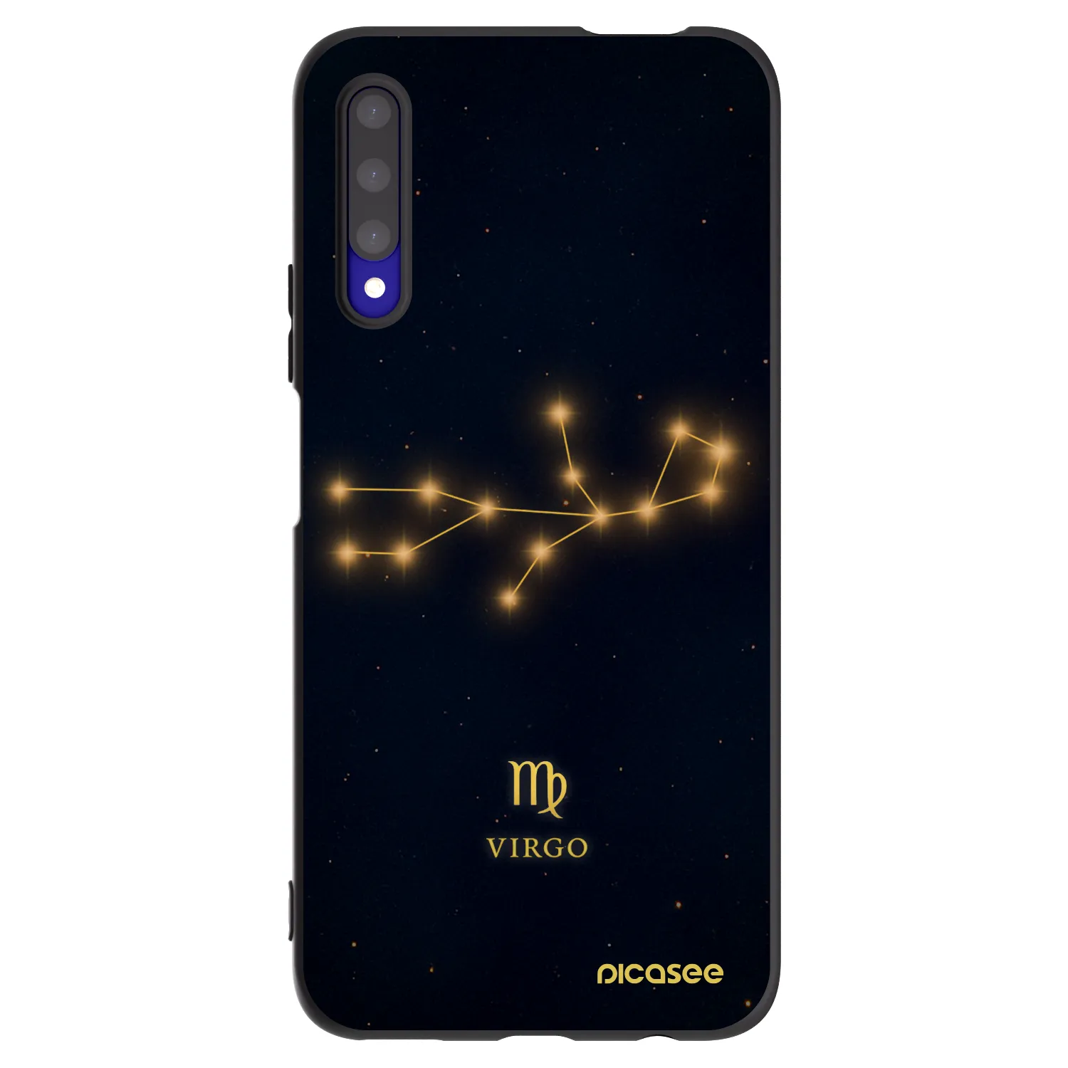 Picasee silikónový čierny obal pre Honor 9X Pro - VIRGO