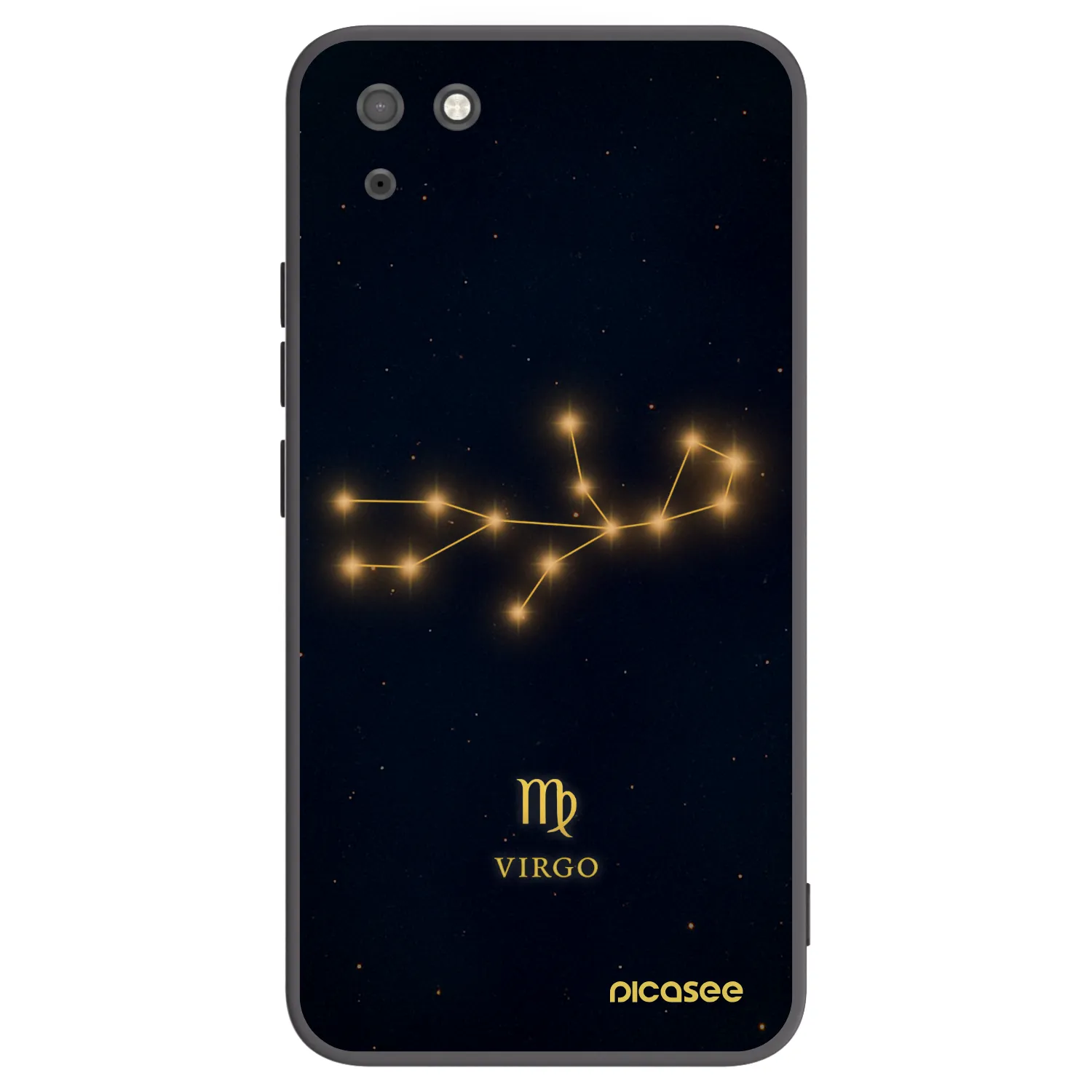 Picasee silikónový čierny obal pre Huawei Y5P - VIRGO