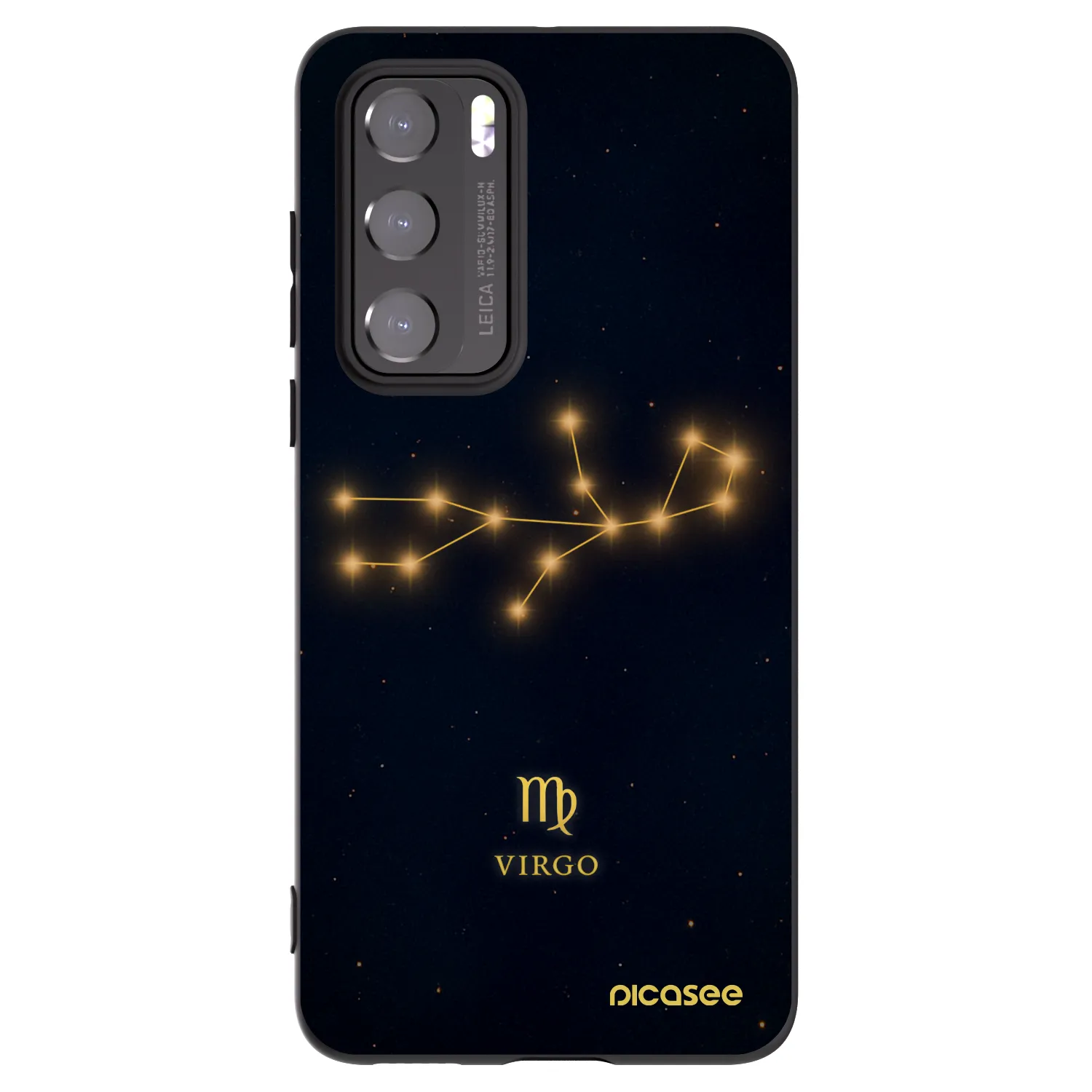 Picasee silikónový čierny obal pre Huawei P40 - VIRGO