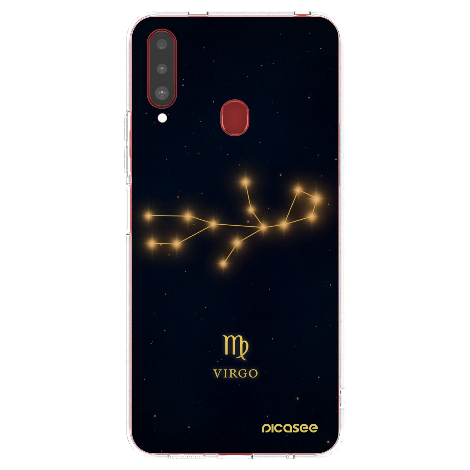 Picasee silikónový prehľadný obal pre Samsung Galaxy A20s - VIRGO