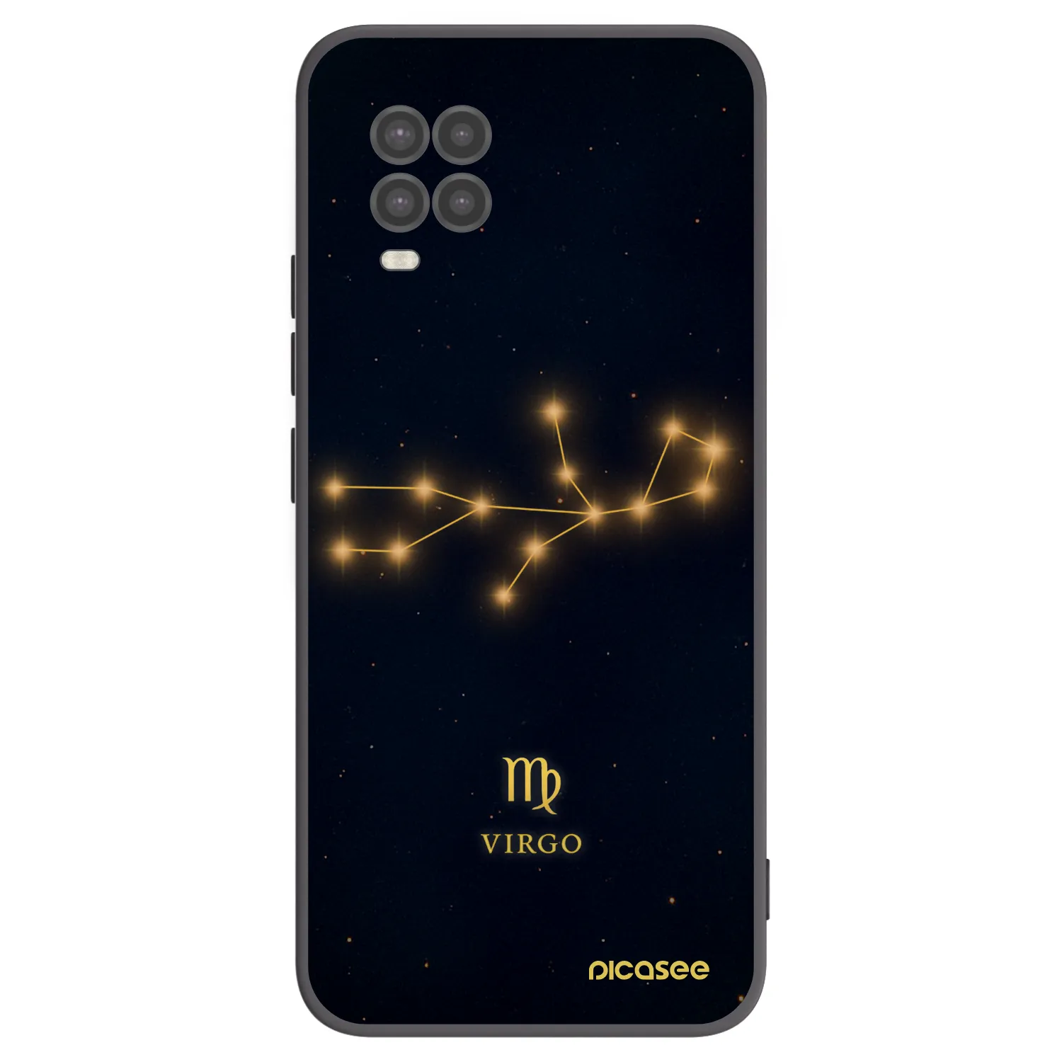 Picasee silikónový čierny obal pre Xiaomi Mi 10 Lite - VIRGO