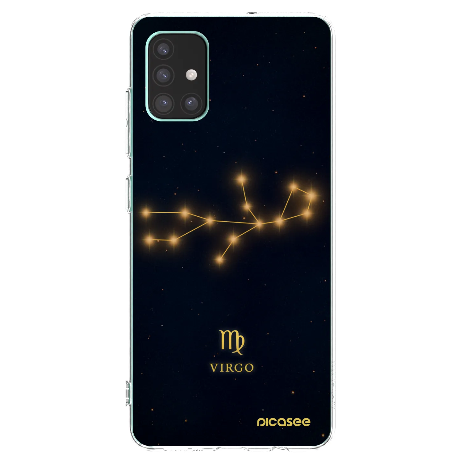 Picasee silikónový prehľadný obal pre Samsung Galaxy M51 M515F - VIRGO