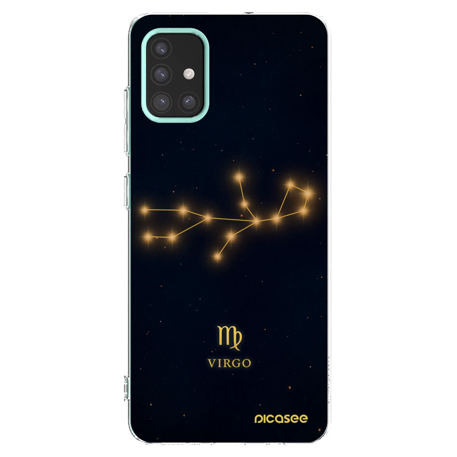Picasee silikónový prehľadný obal pre Samsung Galaxy M31s - VIRGO
