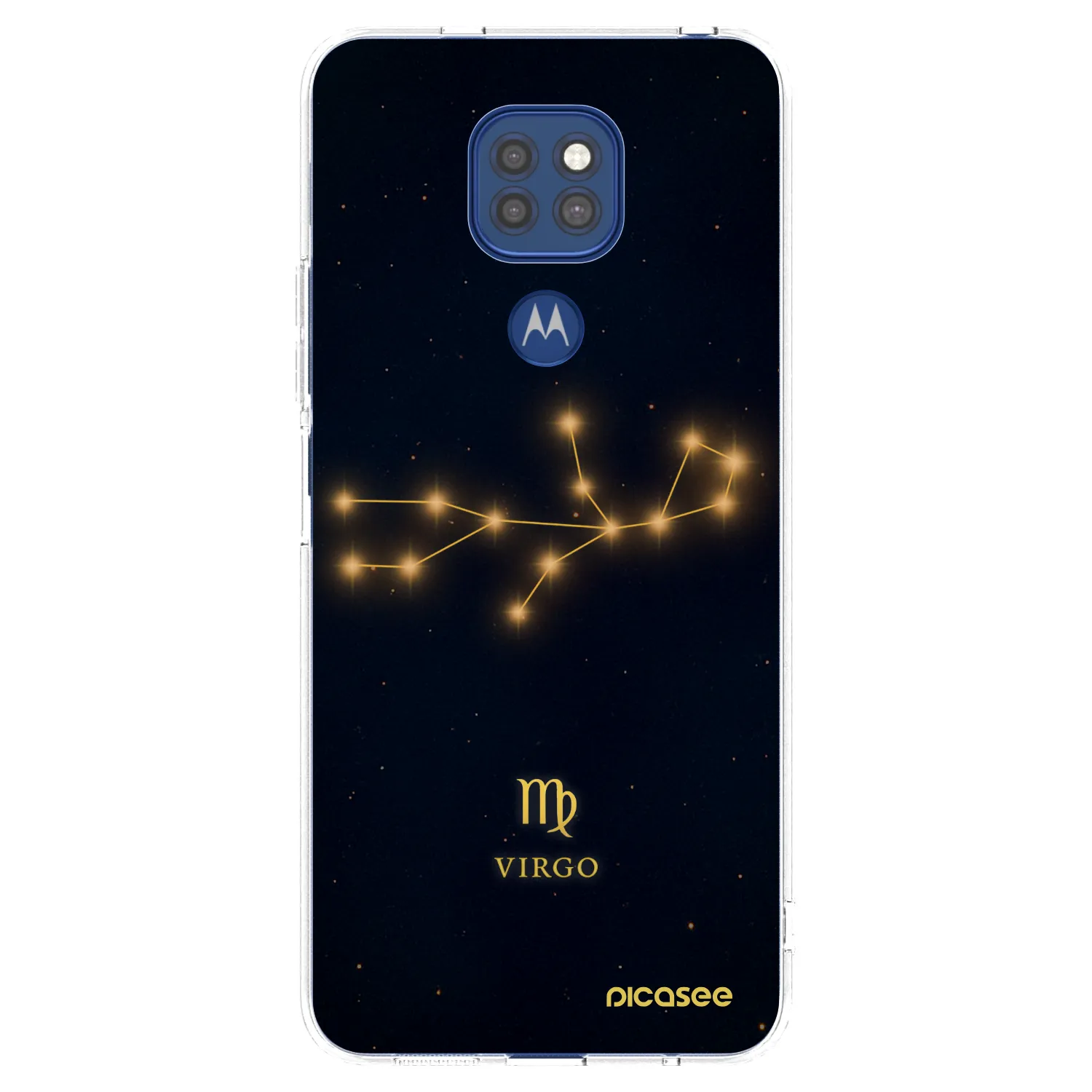 Silikónový prehľadný obal pre Motorola Moto G9 Play - VIRGO