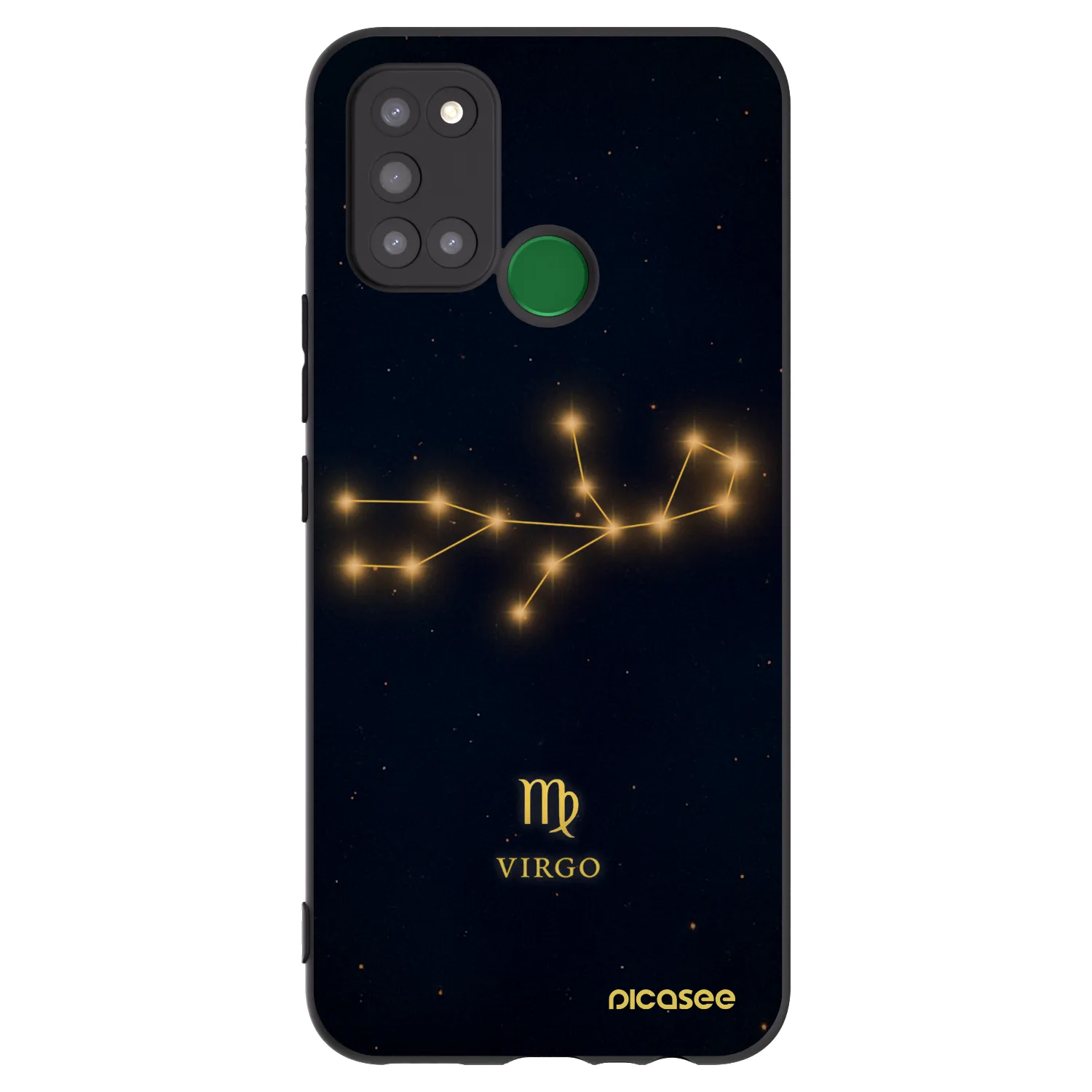Picasee silikónový čierny obal pre Realme 7i - VIRGO