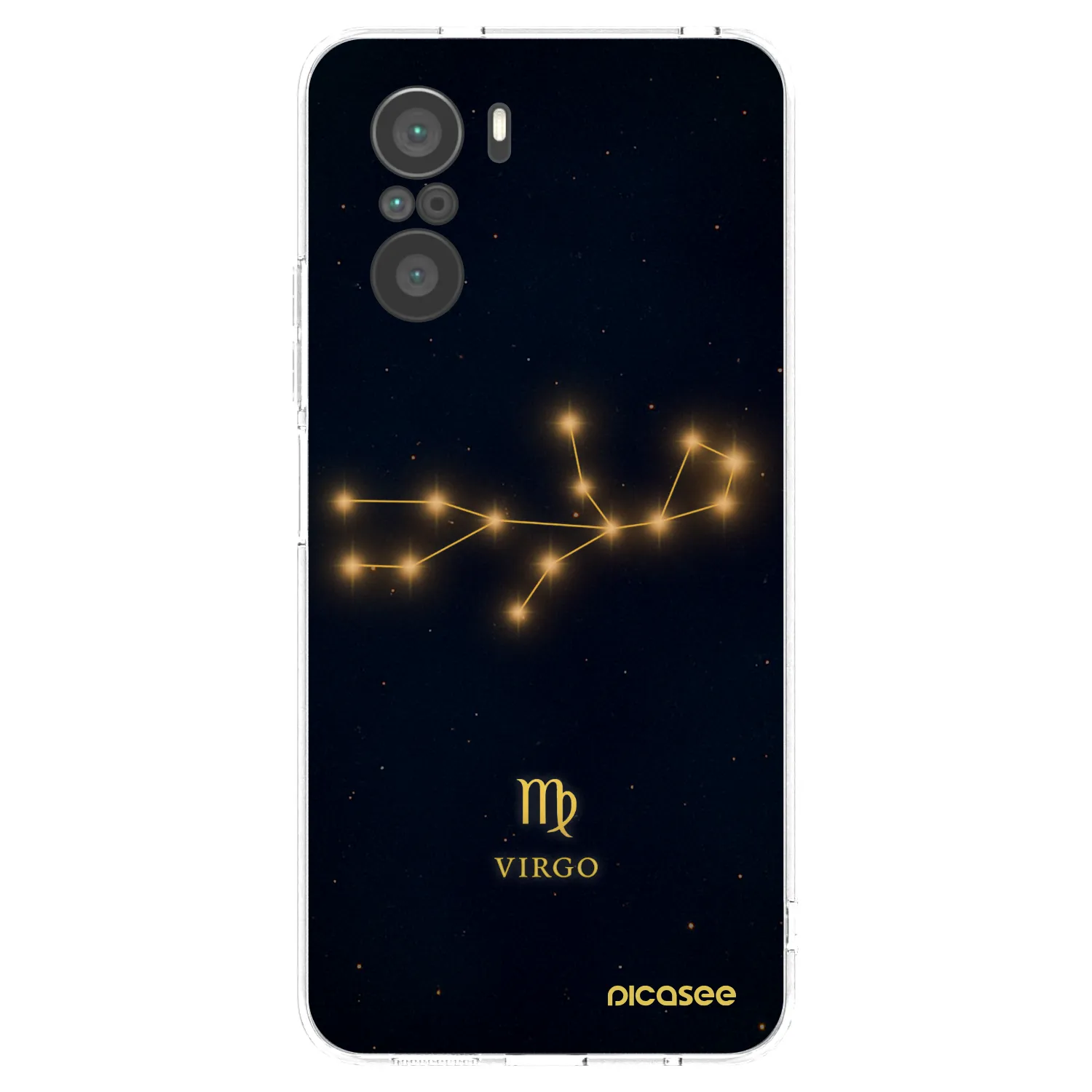 Picasee silikónový prehľadný obal pre Xiaomi Poco F3 - VIRGO