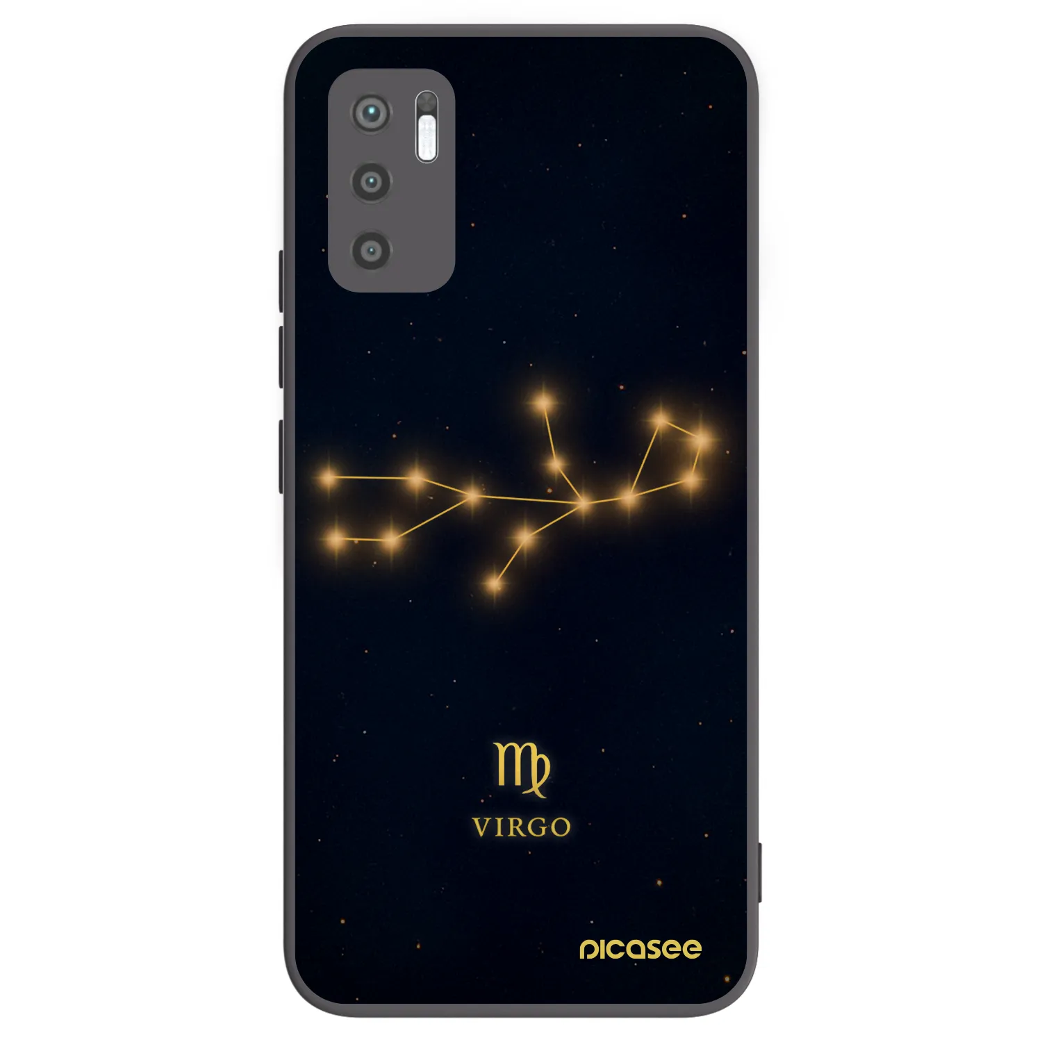 Picasee silikónový čierny obal pre Xiaomi Redmi Note 10 5G - VIRGO