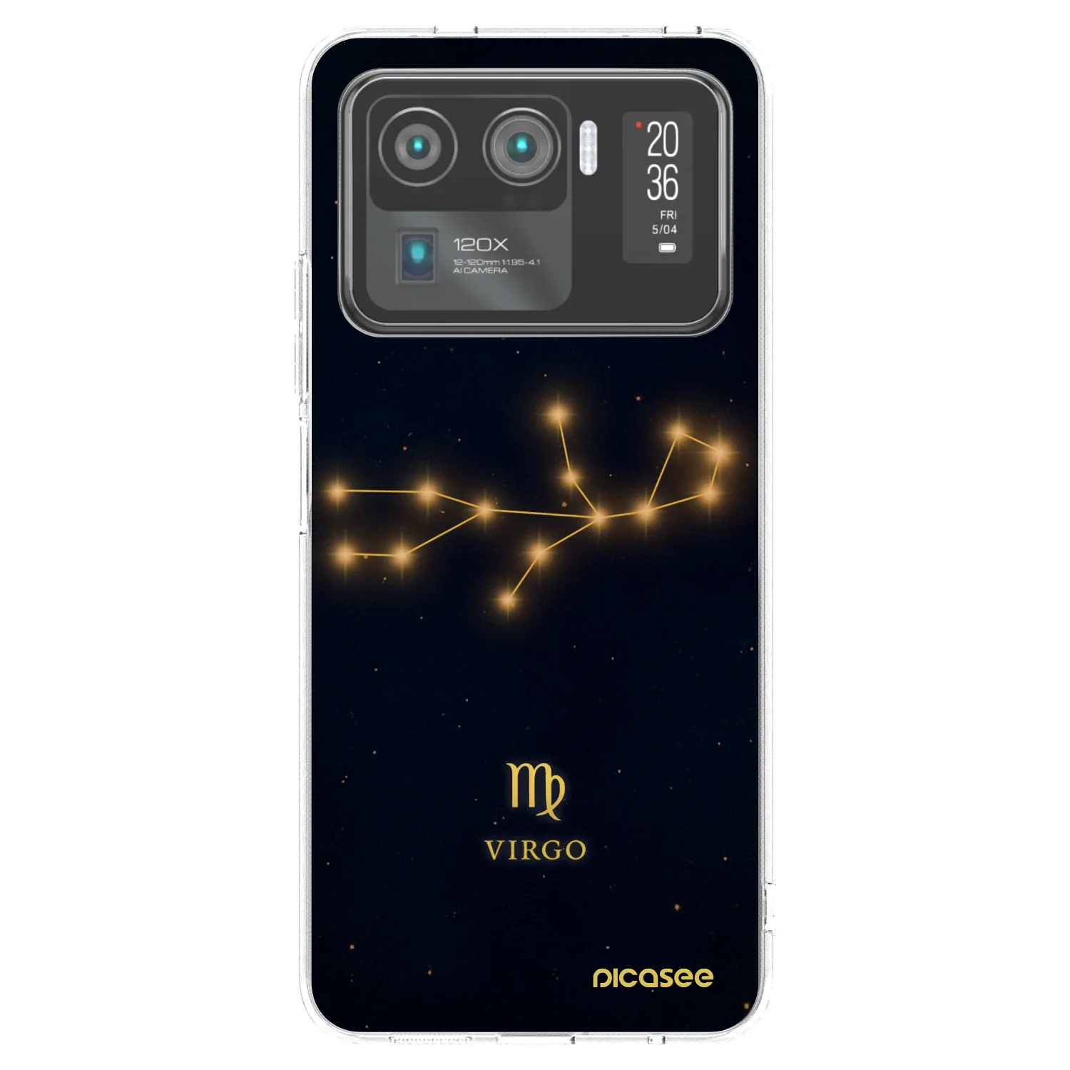 Picasee silikónový prehľadný obal pre Xiaomi Mi 11 Ultra - VIRGO