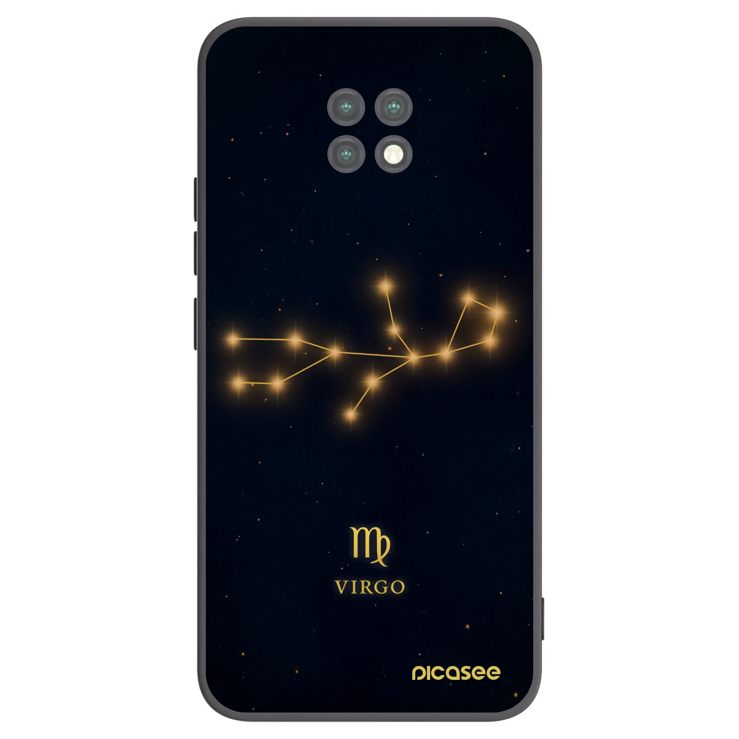 Picasee silikónový čierny obal pre Xiaomi Redmi Note 9T - VIRGO