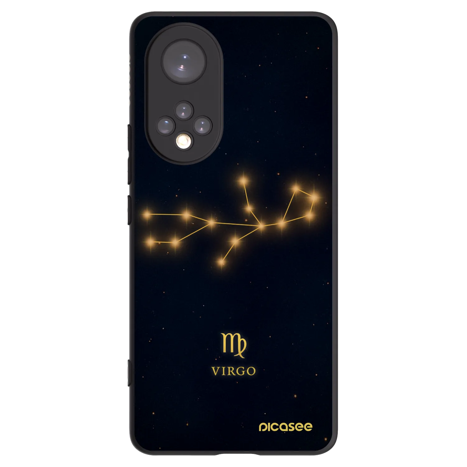 Picasee silikónový čierny obal pre Huawei Nova 9 - VIRGO