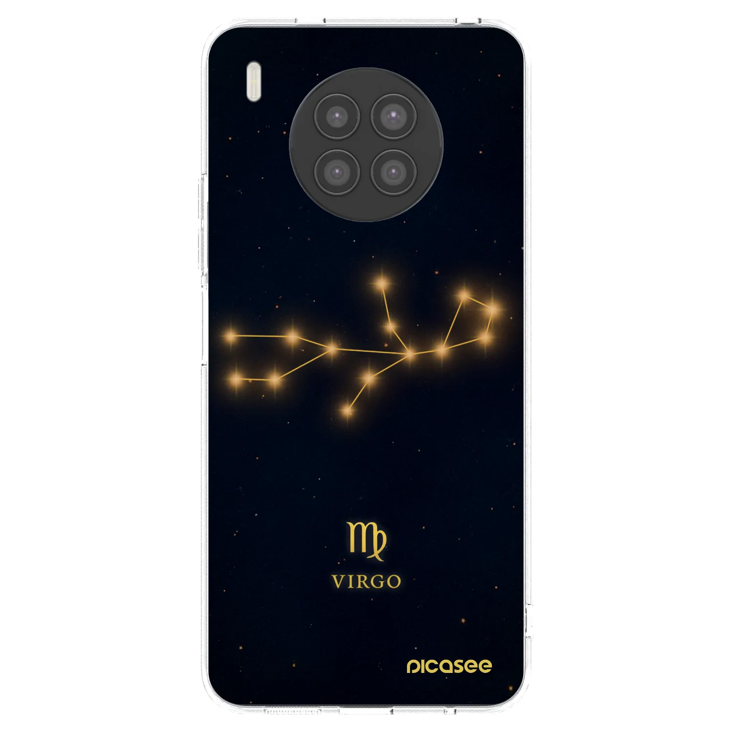 Picasee silikónový prehľadný obal pre Huawei Nova 8i - VIRGO