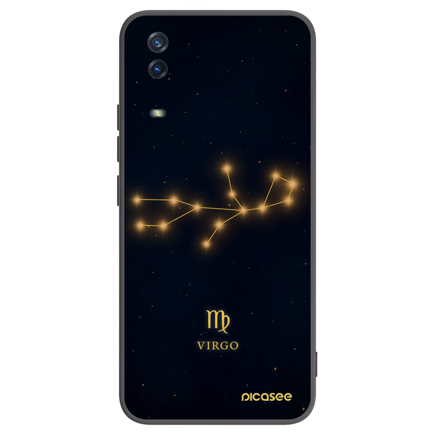 Picasee silikónový čierny obal pre Vivo Y11s - VIRGO