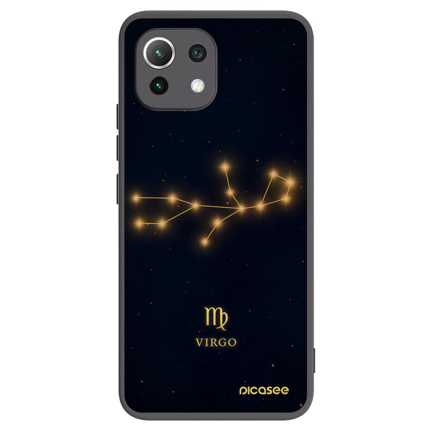 Picasee silikónový čierny obal pre Xiaomi 11 Lite 5G NE - VIRGO