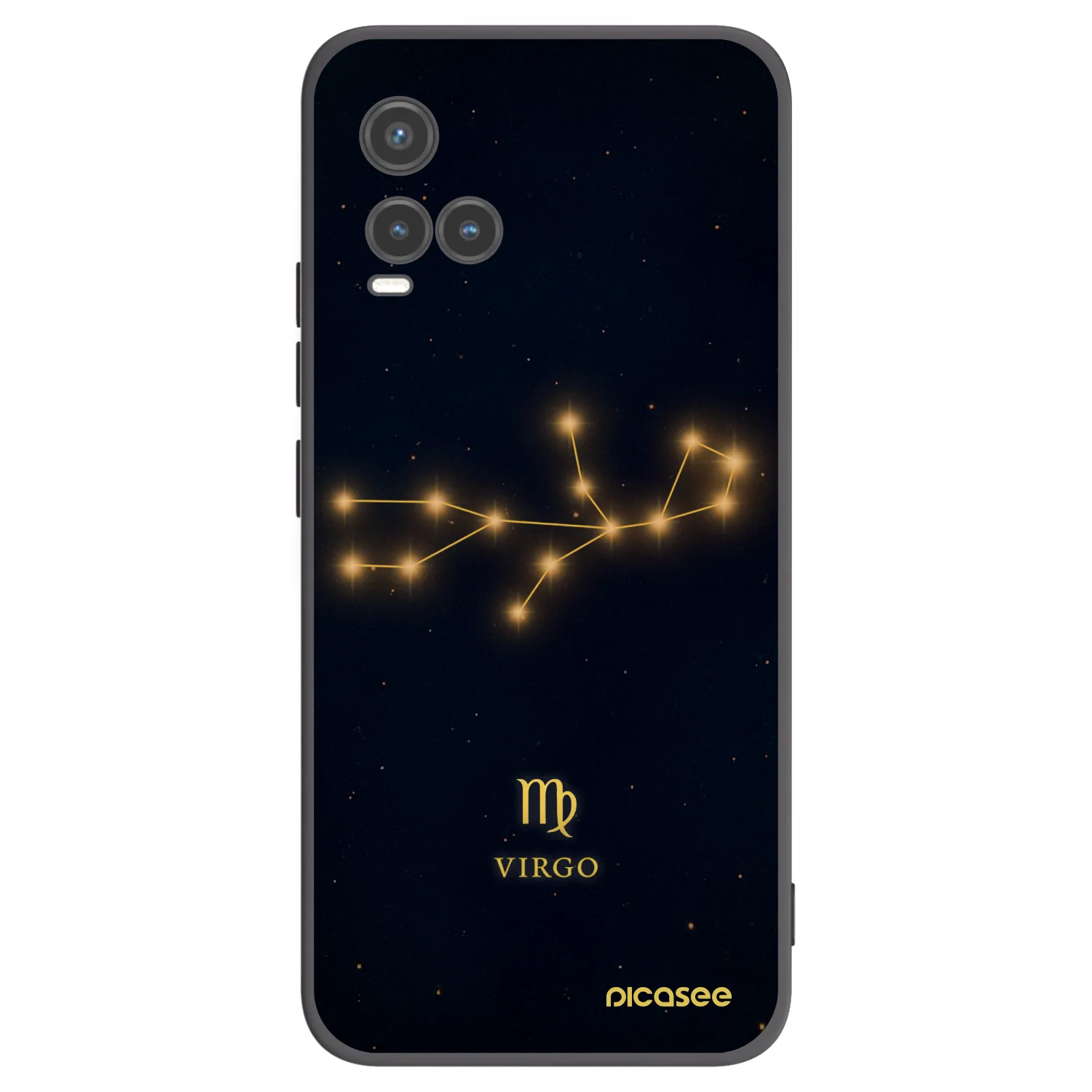 Picasee silikónový čierny obal pre Vivo Y33s - VIRGO