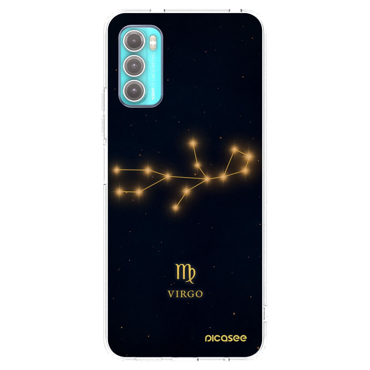 Picasee silikónový prehľadný obal pre Motorola Moto G60 - VIRGO