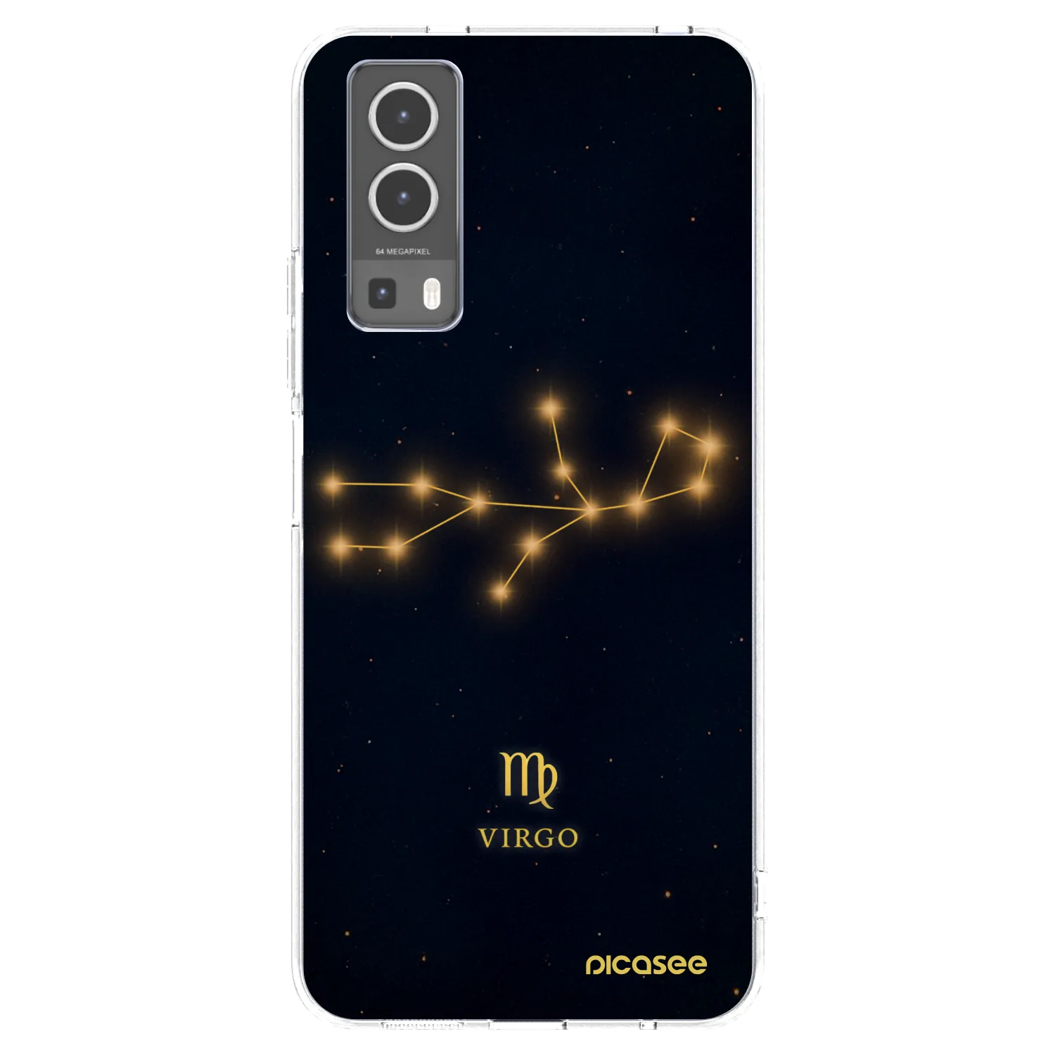 Picasee silikónový prehľadný obal pre Vivo Y72 5G - VIRGO