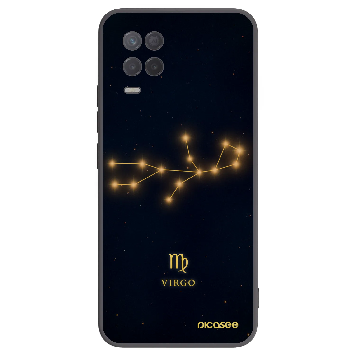 Picasee silikónový čierny obal pre Realme 8 5G - VIRGO