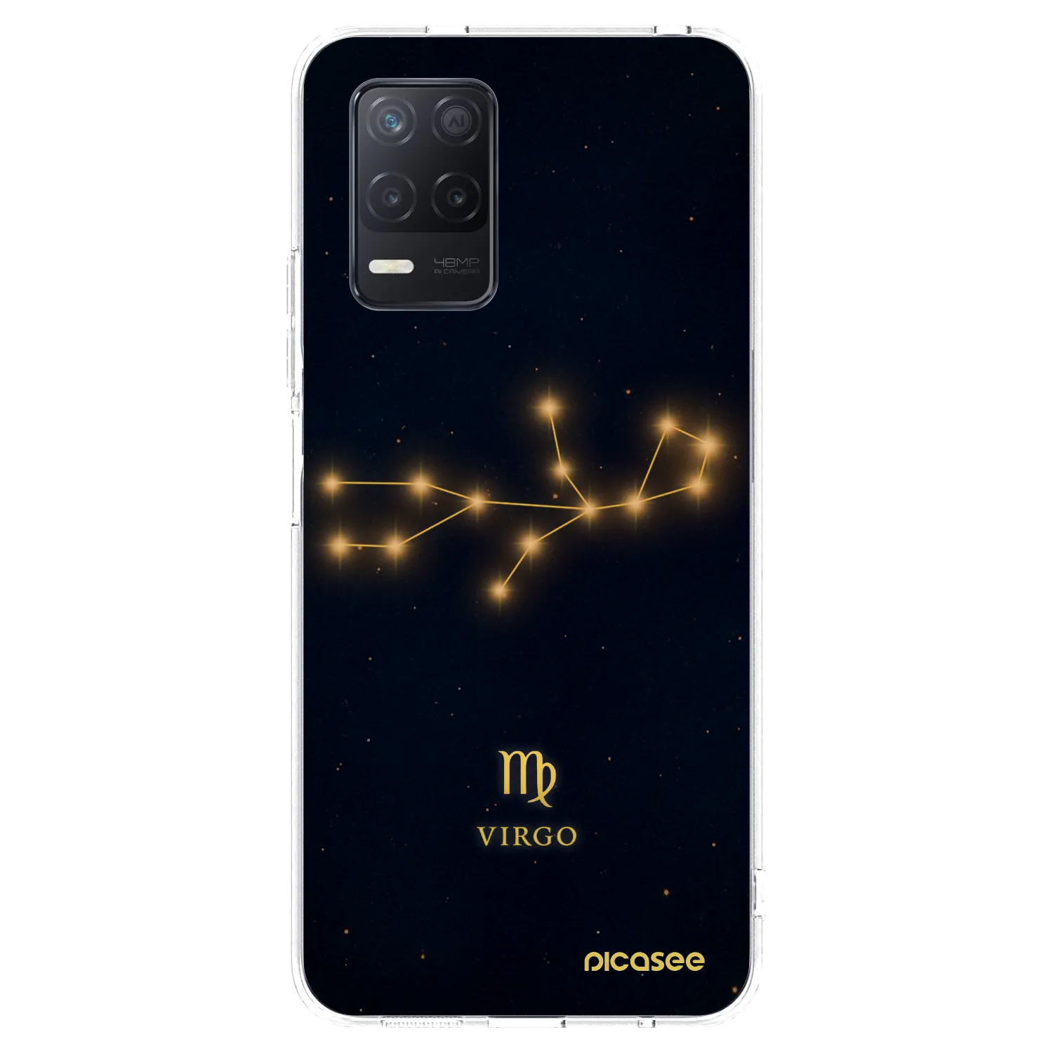 Picasee silikónový prehľadný obal pre Realme 8 5G - VIRGO